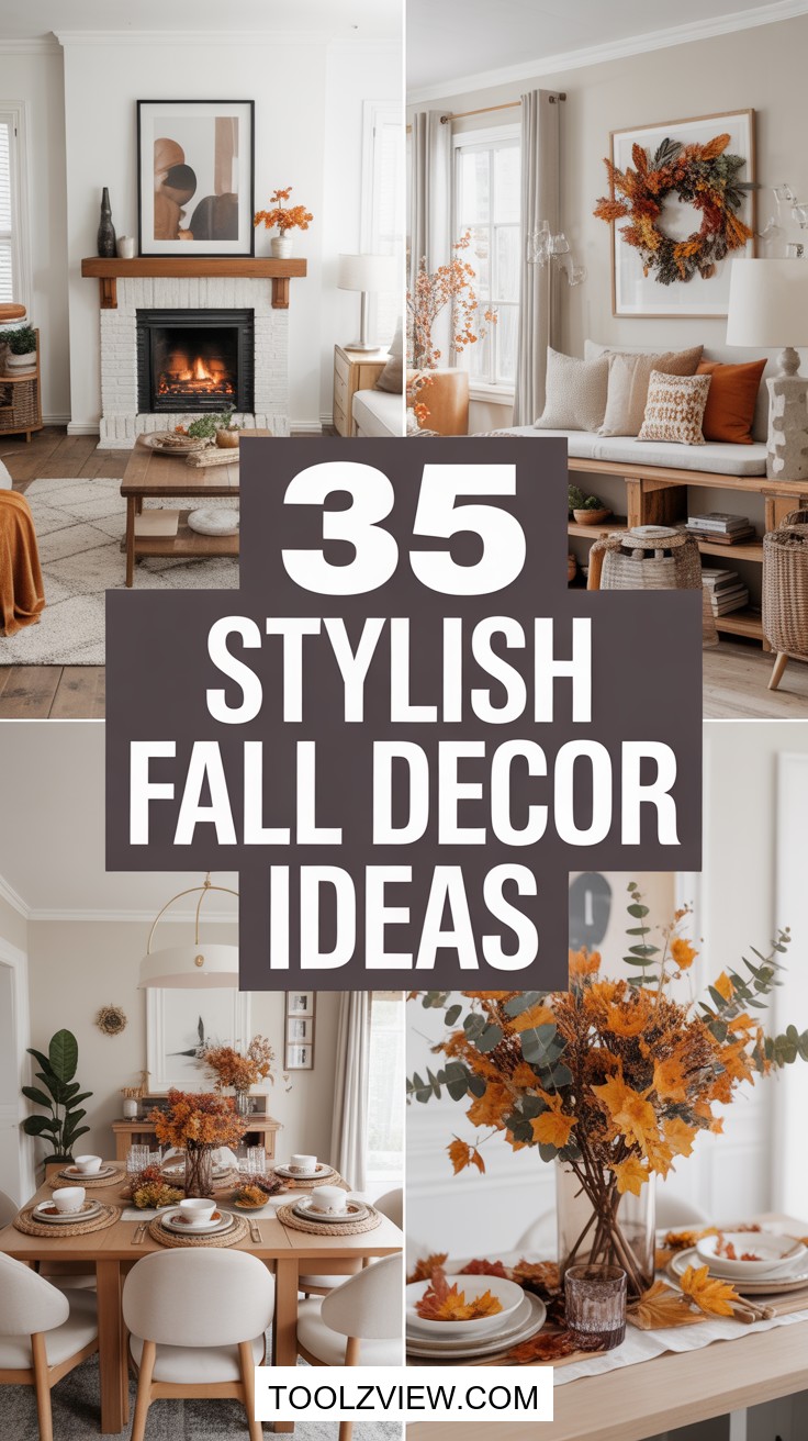 35 Cozy Fall Home Decor Ideas