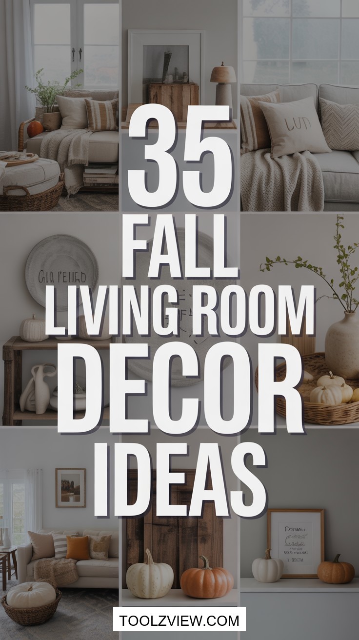 35 Cozy Fall Living Room Decor Ideas