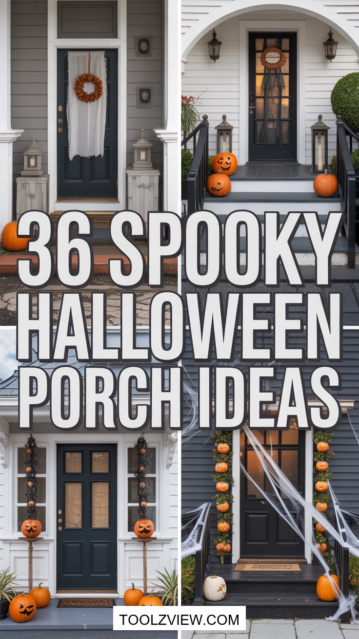 36 Spooky Halloween Porch Decor Ideas for a Frightful Welcome