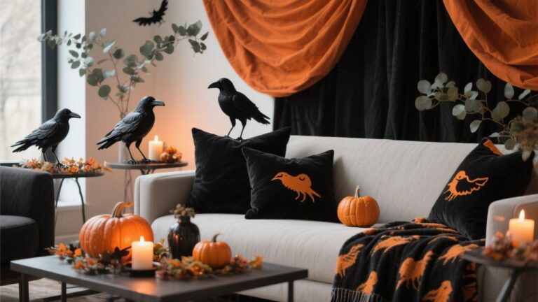 37 Cozy Crow Decor Ideas for Halloween