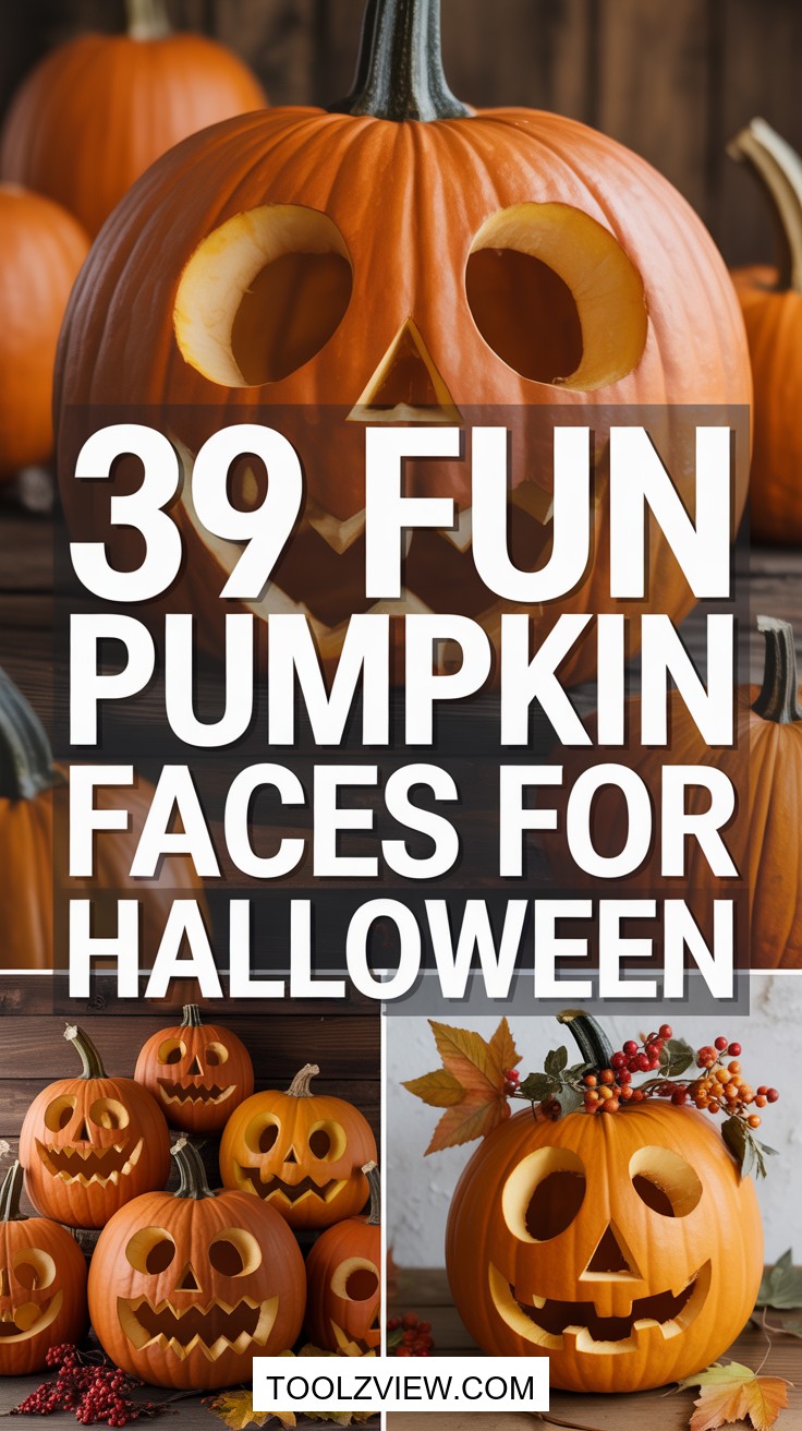 39 Halloween Pumpkin Face Decor Ideas for Every Room