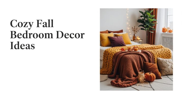 40 Cozy Fall Bedroom Decor Ideas