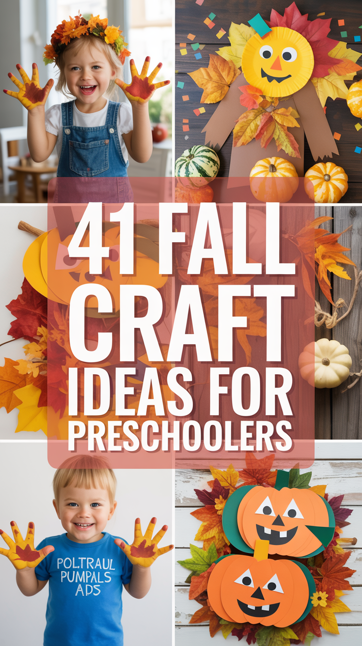 41 Easy Fall Craft Ideas for Preschoolers