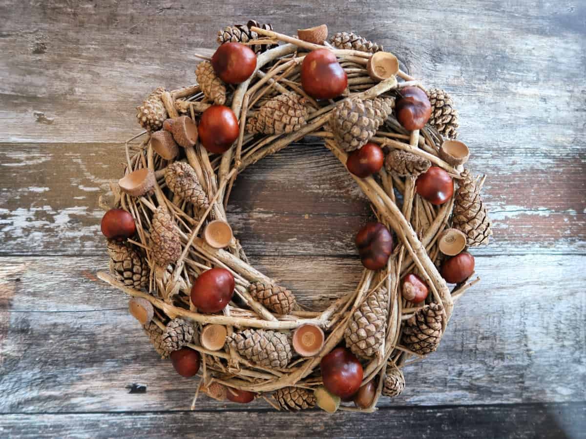 Acorn and Pinecone Decor