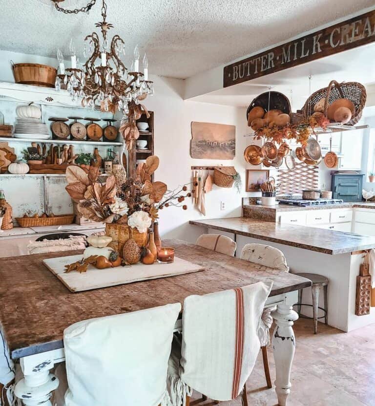 Antique Decor in Kitchen
