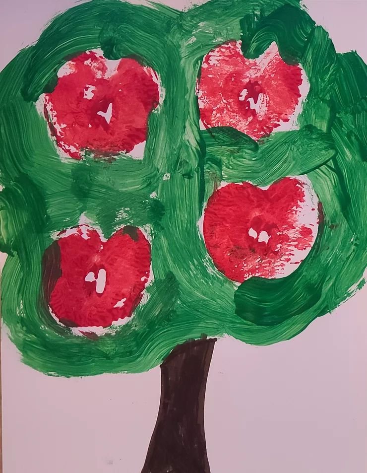 Apple Print Art