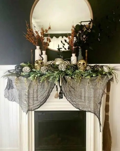 Autumn and Skull Decor