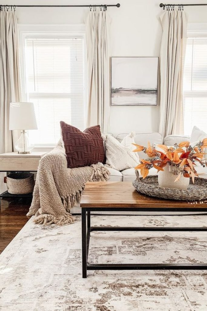 Autumn Centerpiece and Textures