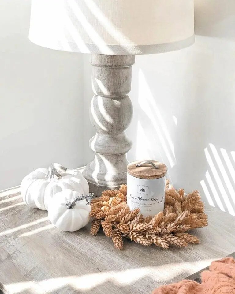 Autumn Decor Corner Table