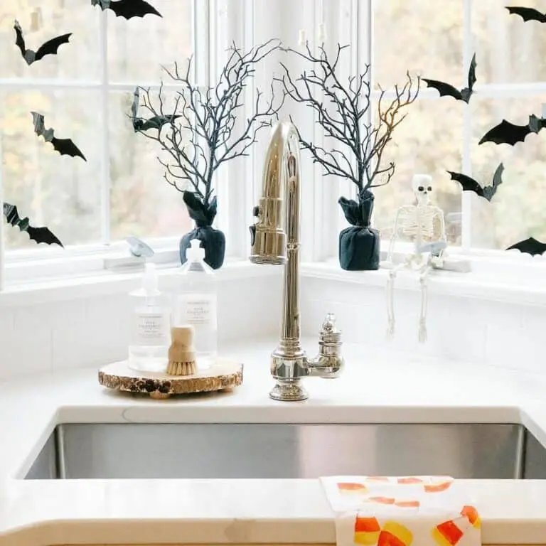 Bat Kitchen Window Decor