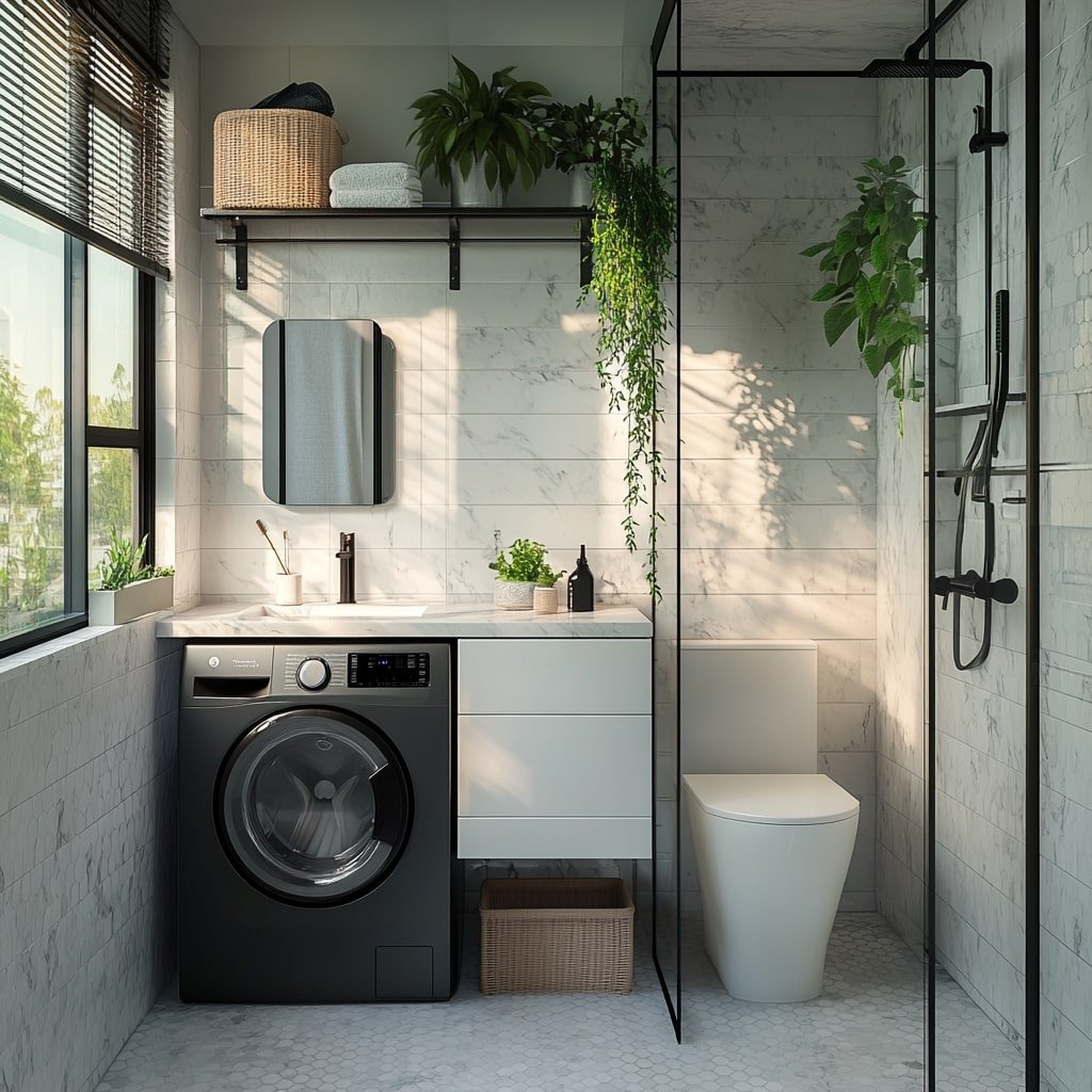 Bathroom-Laundry Integration