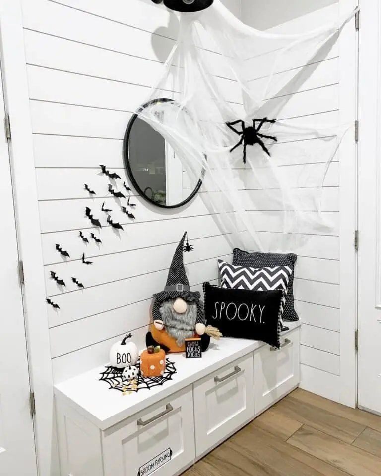 Black Velvet Halloween Pillows