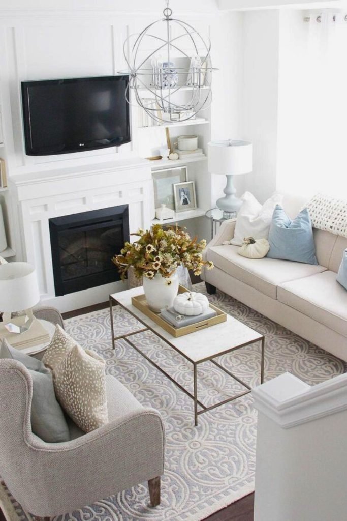 Bright and Airy Fall Decor
