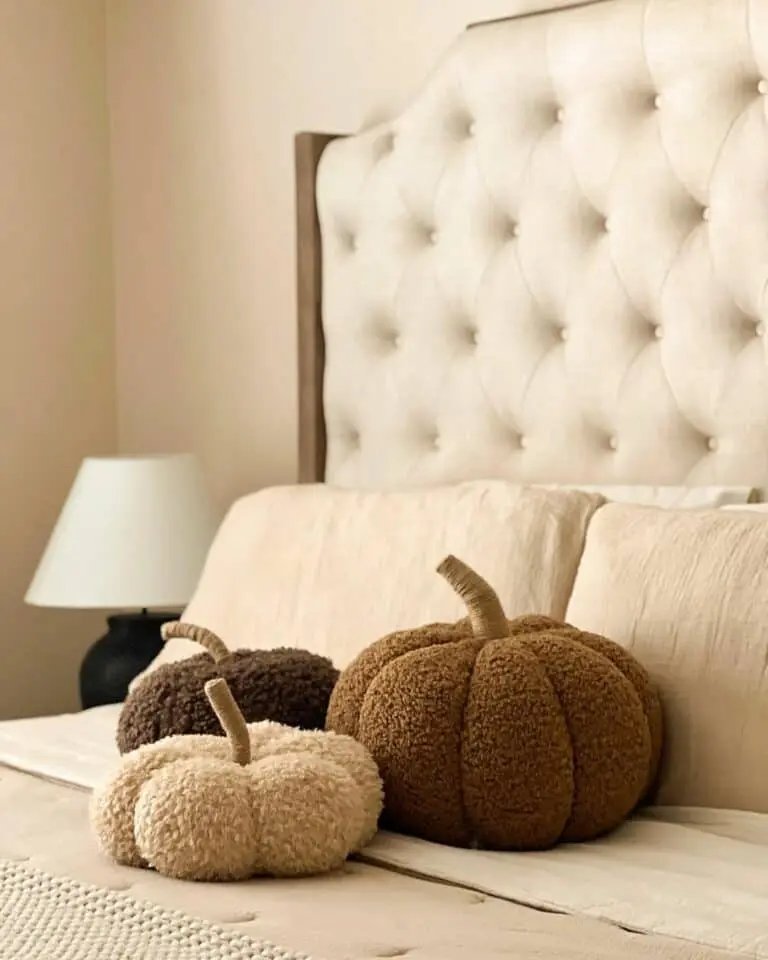 Brown Autumn Decor Elements