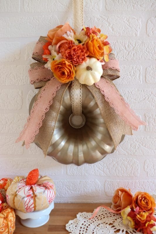 Bundt Pan Wreath Decor