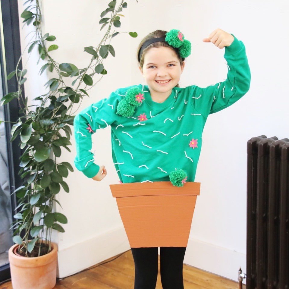 Cactus-Themed Halloween Costume