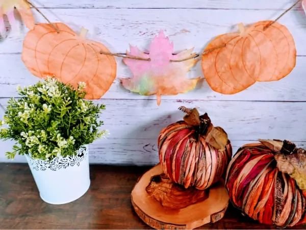 Coffee Filter Garland Decor