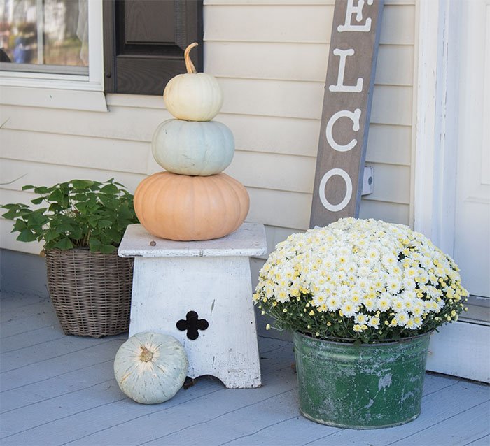 Colorful Stacking Pumpkins