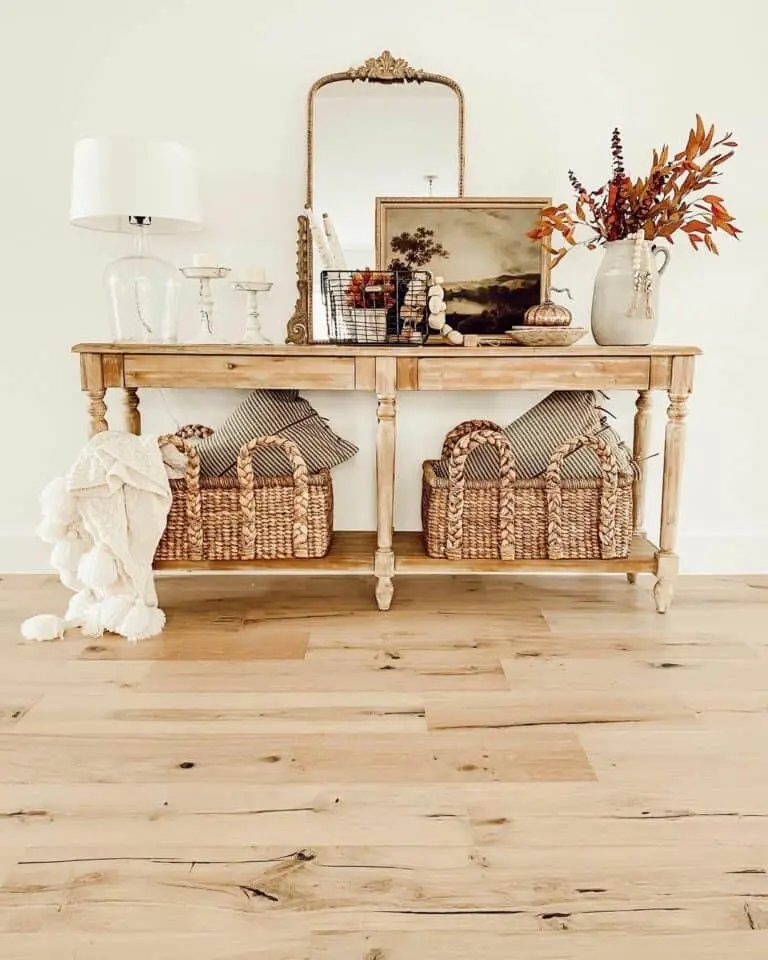Console Table Displays for Large Spaces