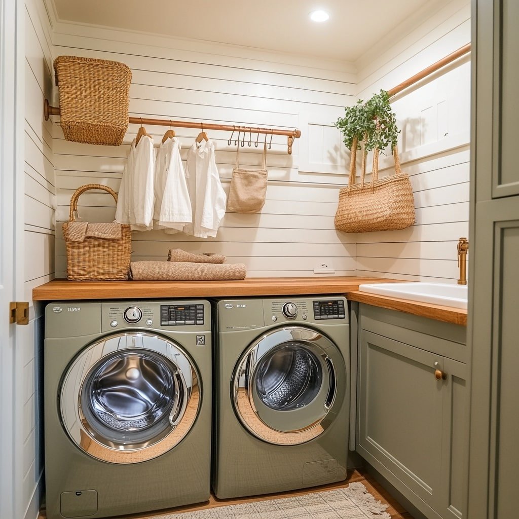 Cottage-Inspired Sage Green Design