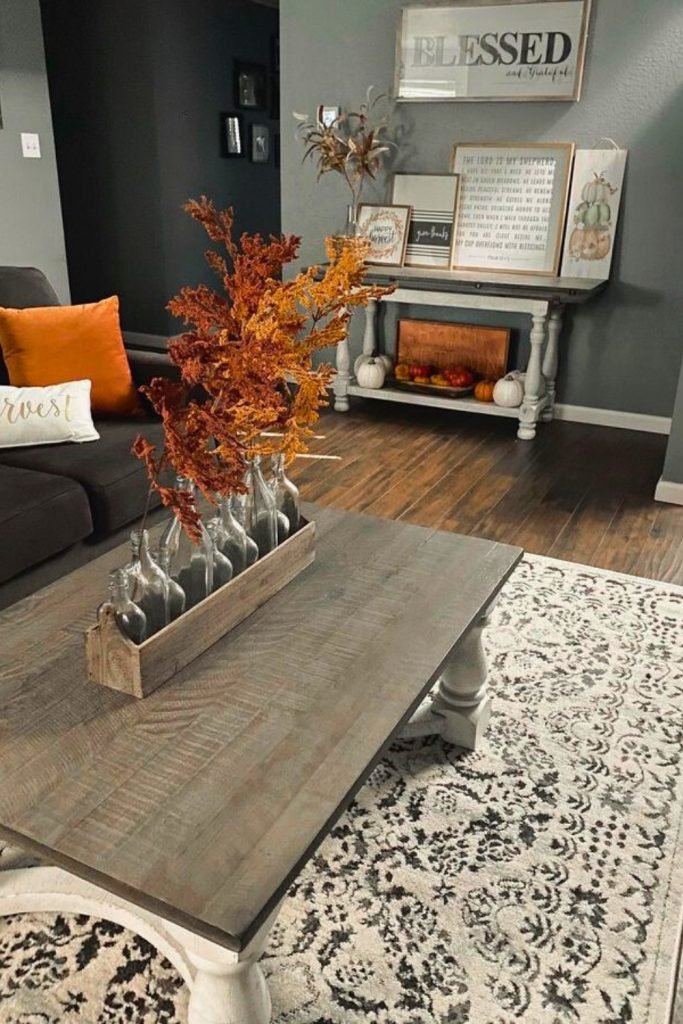 Cozy Autumn Living Room Decor