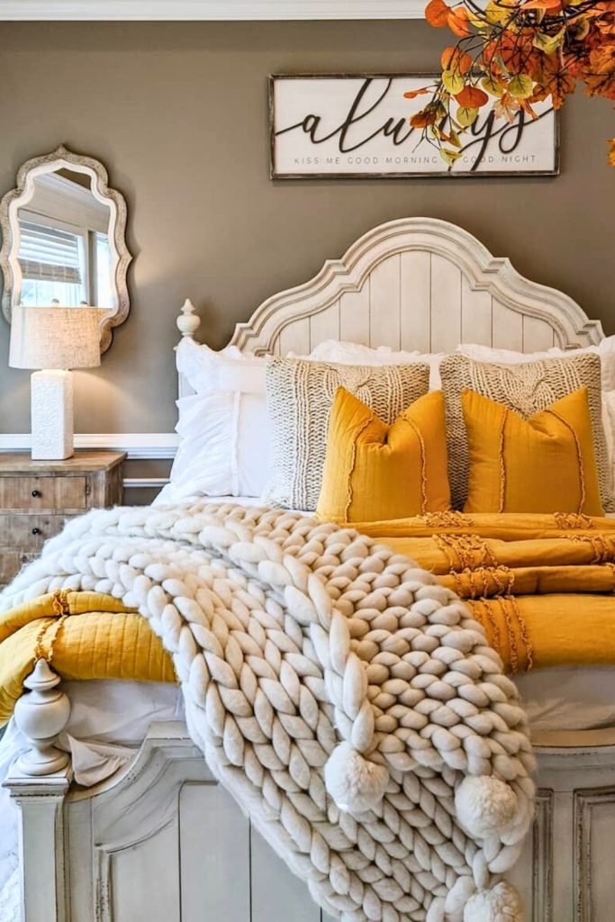 Cozy Fall Bedroom Style