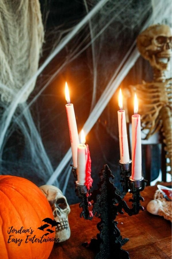 Creepy Bleeding Candle Craft
