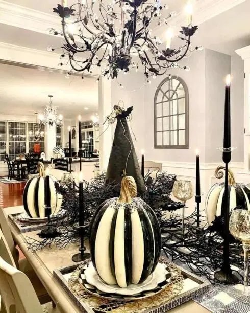 Creepy Glam Dining Decor