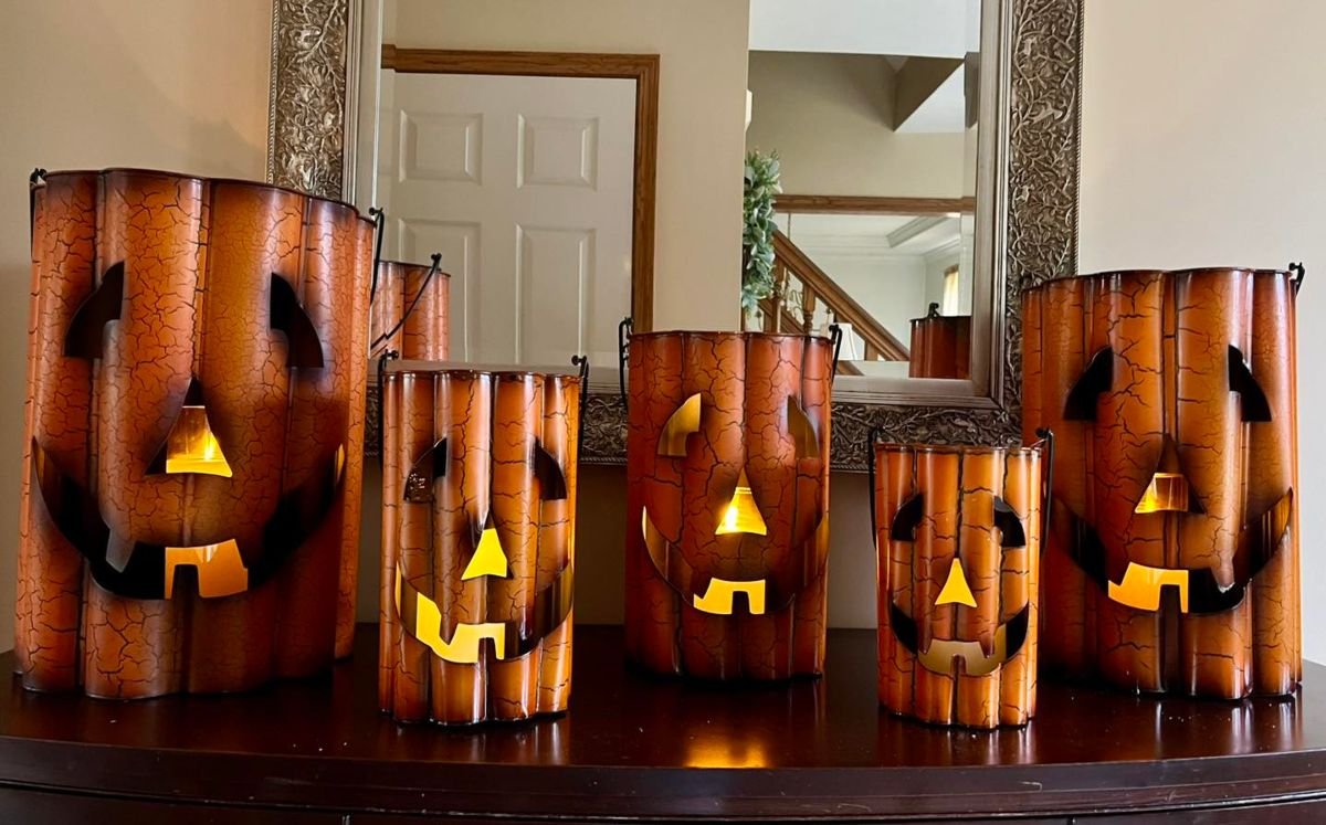 Creepy Pumpkin Lanterns