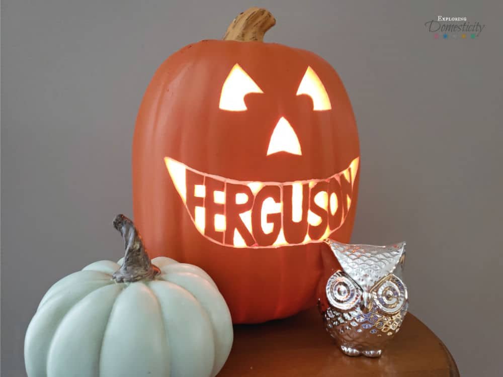 Custom Name Pumpkin