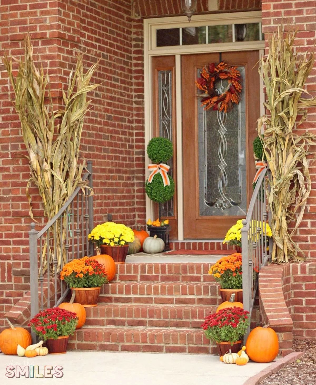 Decorative Cornstalk Arrangement
