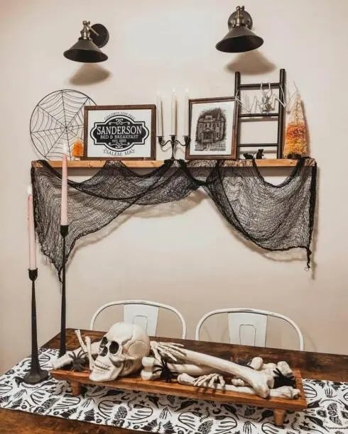 Dining Table with Skeletons
