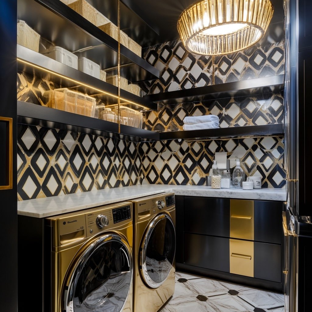 Elegant Dark Luxe Laundry