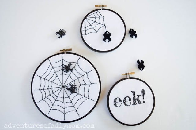 Embroidered Halloween Wall Art