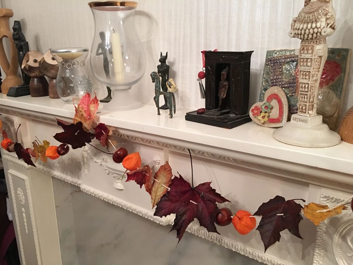 Fall Leaf Garland Craft