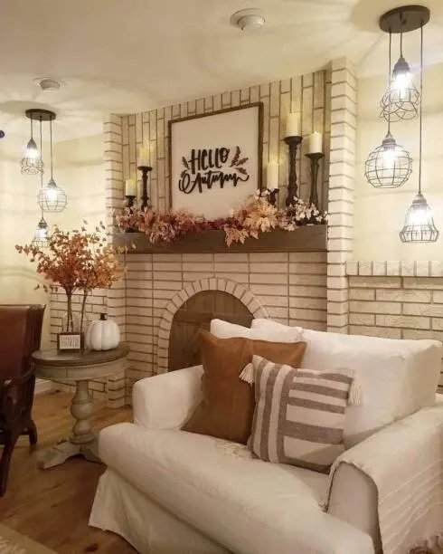 Fall Mantel Decorations