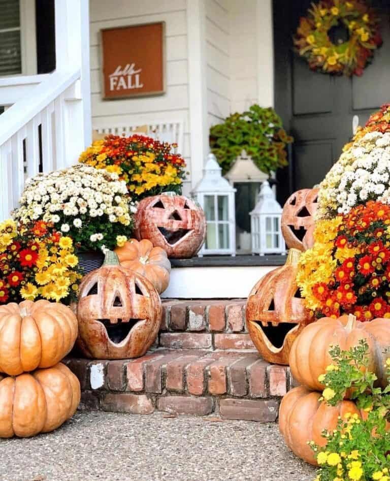 Fall Porch Decorations