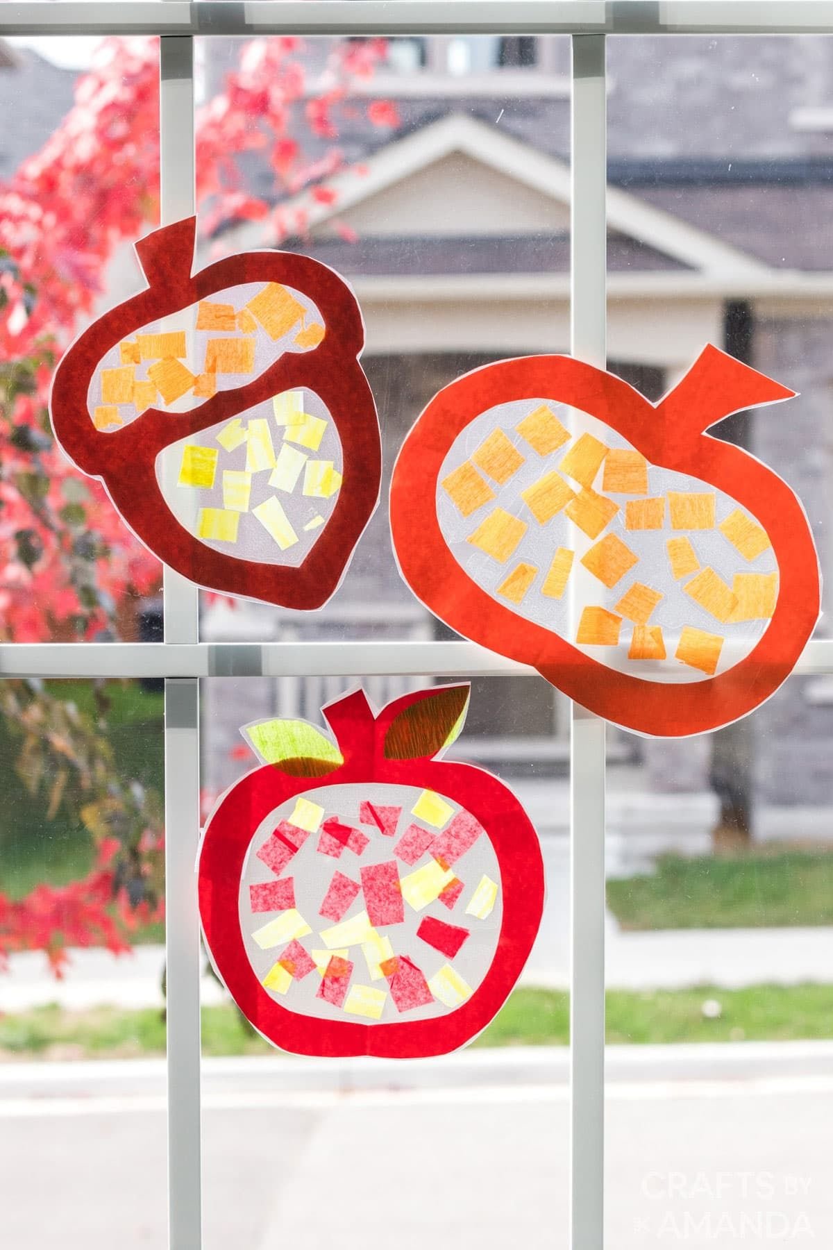 Fall Themed Suncatchers