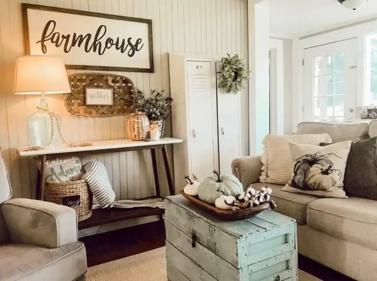 Farmhouse Coffee Table Decor