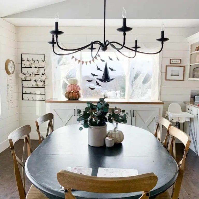 Farmhouse Halloween Dining Decor