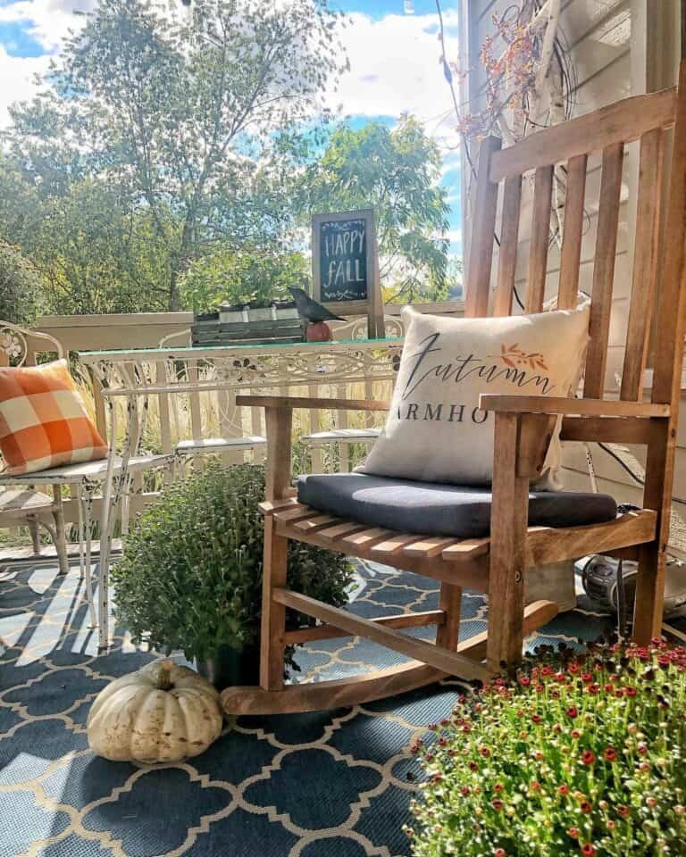 Farmhouse Porch with Rocking Chair
