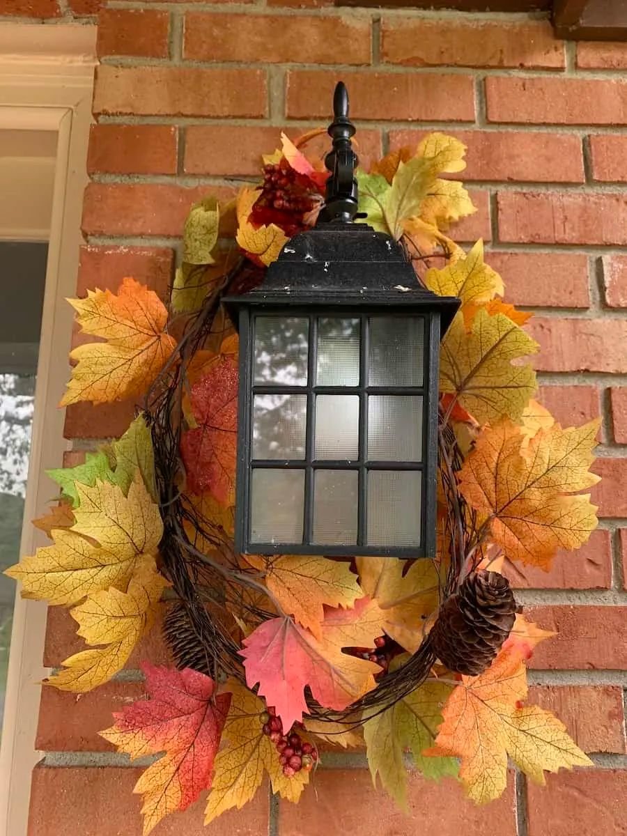 Faux Leaf Garland