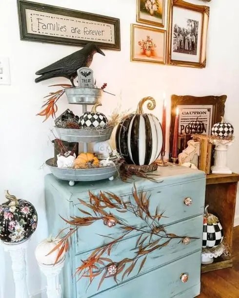 Faux Pumpkin Display Styles