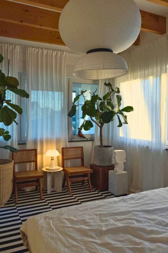 Fiddle Leaf Fig Bedroom Styling