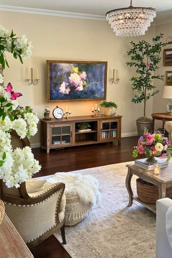 Floral Decor with Cozy Textures
