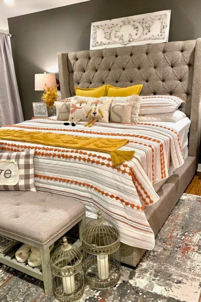Fox-Themed Fall Bedroom Decor