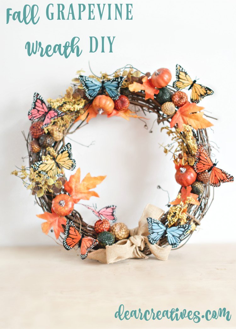Grapevine Fall Wreath Decor
