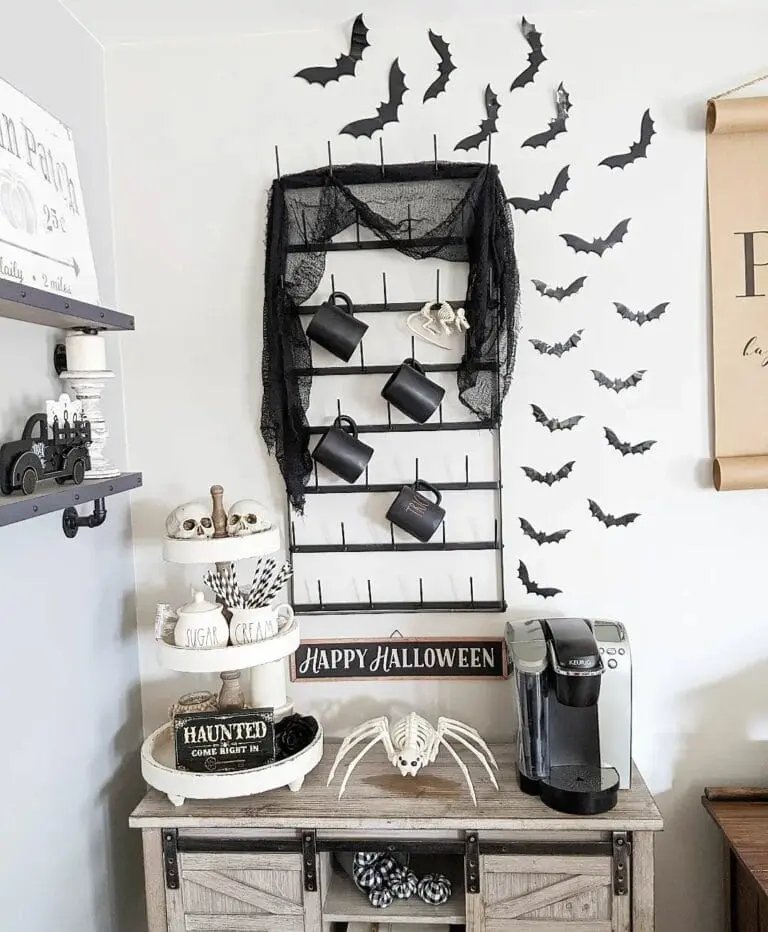Halloween Coffee Bar Decor