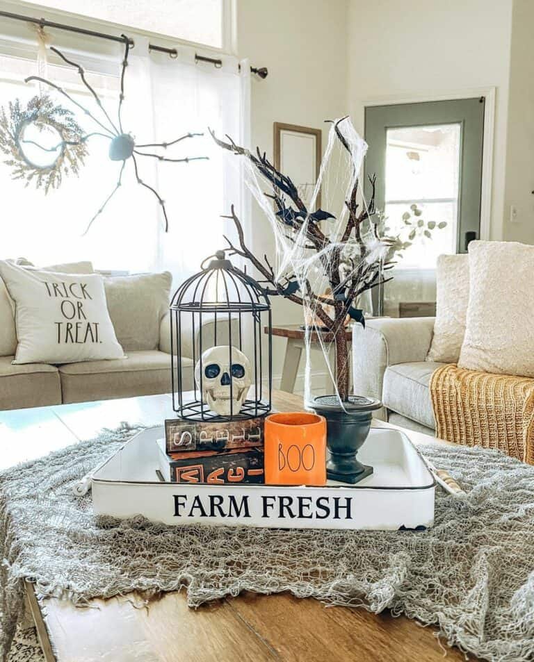 Halloween Coffee Table Decor