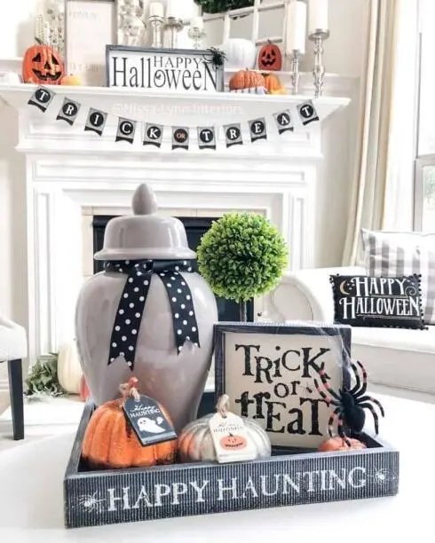Halloween Coffee Table Display
